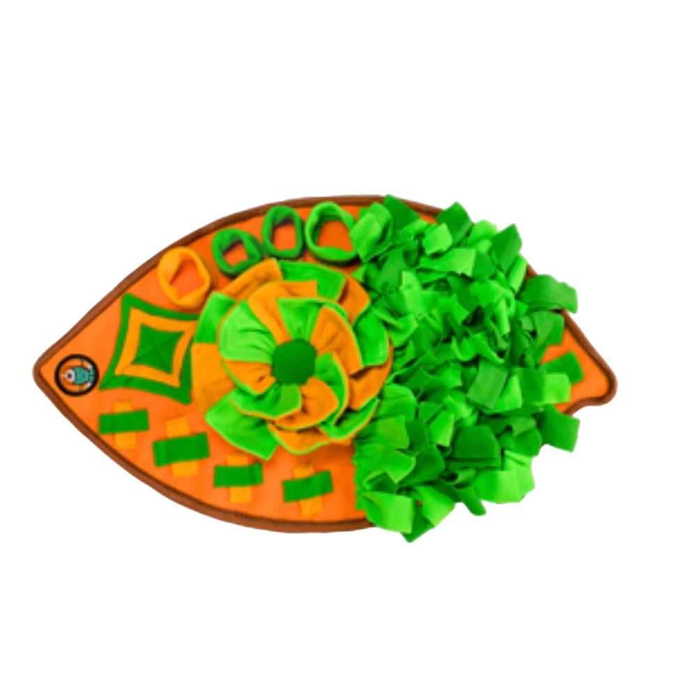 Snuffies
Belle Snuffies Mat- Interactive Pet Snuffle Mat - Orange and Green